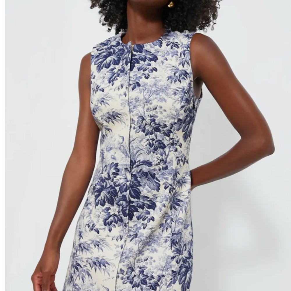 Tuckernuck Blue Floral Midi Dress